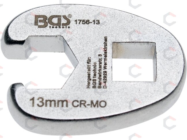 Raktas "varnos koja" | 10 mm (3/8") | 13 mm (1756-13) 3 Raktas "varnos koja" | 10 mm (3/8") | 13 mm (1756-13) 3