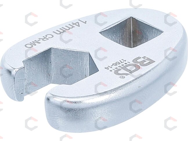 Raktas "varnos koja" | 10 mm (3/8") | 14 mm (1756-14) Raktas "varnos koja" | 10 mm (3/8") | 14 mm (1756-14)
