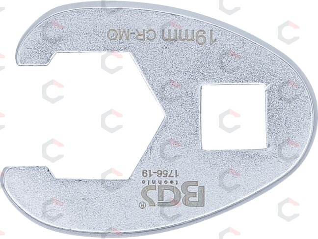 Raktas "varnos koja" | 10 mm (3/8") | 19 mm (1756-19) 1