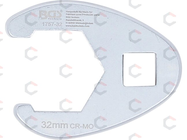 Raktas varnos koja | 12,5 mm (1/2") | 32 mm (1757-32) 1