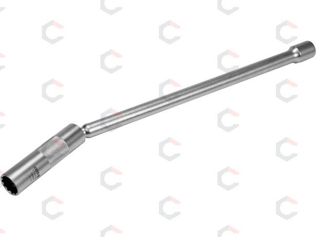 Raktas žvakėms plonasienis | su prailginimu ir magnetu | 310 mm / 14 mm (YT-08163) Raktas žvakėms plonasienis | su prailginimu ir magnetu | 310 mm / 14 mm (YT-08163)