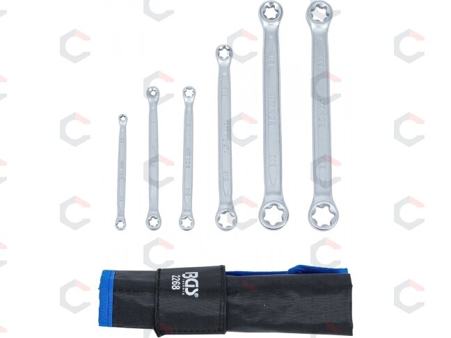 Raktų rinkinys E tipo (torx) galvutėmis | E6xE8 - E20xE24 | 6 vnt. (2268) 2 Raktų rinkinys E tipo (torx) galvutėmis | E6xE8 - E20xE24 | 6 vnt. (2268) 2
