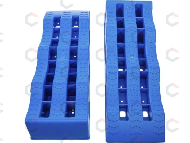 Rampų rinkinys | Plastikas | 3 užvažiavimo aukščiai | 2 vnt. (74402) 3
