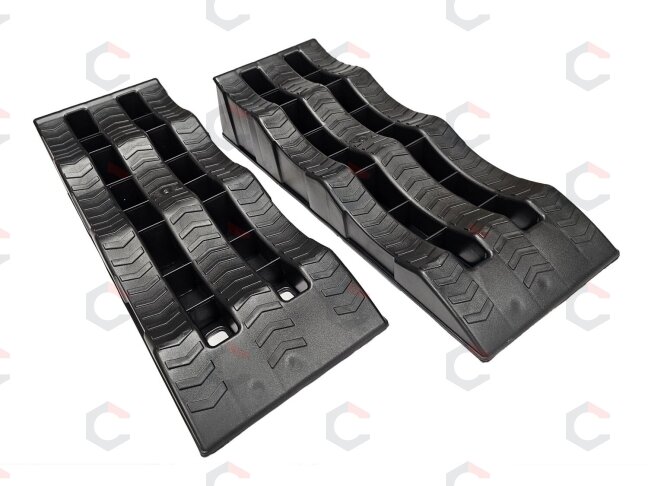 Rampų rinkinys | Plastikas | 3 užvažiavimo aukščiai | 2 vnt. (CR30) 1 Rampų rinkinys | Plastikas | 3 užvažiavimo aukščiai | 2 vnt. (CR30) 1
