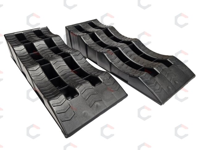 Rampų rinkinys | Plastikas | 3 užvažiavimo aukščiai | 2 vnt. (CR30) Rampų rinkinys | Plastikas | 3 užvažiavimo aukščiai | 2 vnt. (CR30)