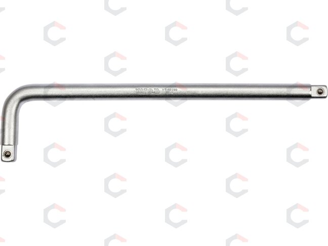 Rankena galvutėms L-tipo | 1/2"+1/2" | 300X70 mm (YT-12439) Rankena galvutėms L-tipo | 1/2"+1/2" | 300X70 mm (YT-12439)