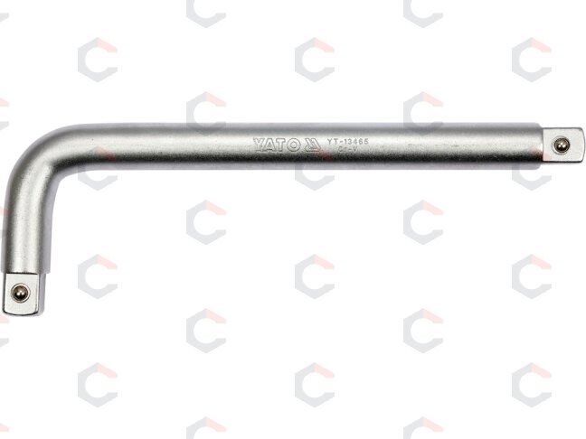 Rankena galvutėms lenkta 3/4"+ 3/4" 300X100 mm (YT-13465) Rankena galvutėms lenkta 3/4"+ 3/4" 300X100 mm (YT-13465)