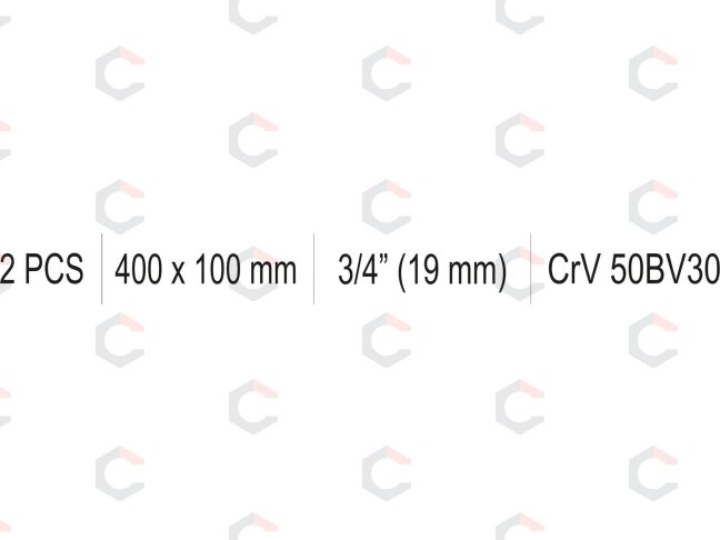 Rankena galvutėms lenkta 3/4"+ 3/4" 400X100mm (YT-13475) 1 Rankena galvutėms lenkta 3/4"+ 3/4" 400X100mm (YT-13475) 1