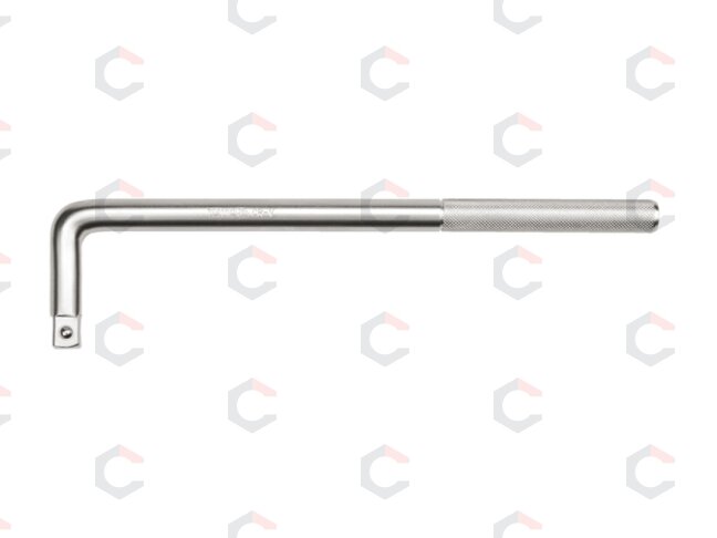 Rankena galvutėms lenkta CR-V, 3/4", 370mm ilgio (YT-1347) Rankena galvutėms lenkta CR-V, 3/4", 370mm ilgio (YT-1347)