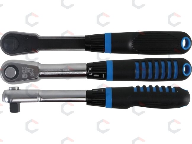 Rankena galvutėms siaura, su vienos rankos perjungimo funkcija | 10 mm (3/8") (356) Rankena galvutėms siaura, su vienos rankos perjungimo funkcija | 10 mm (3/8") (356)