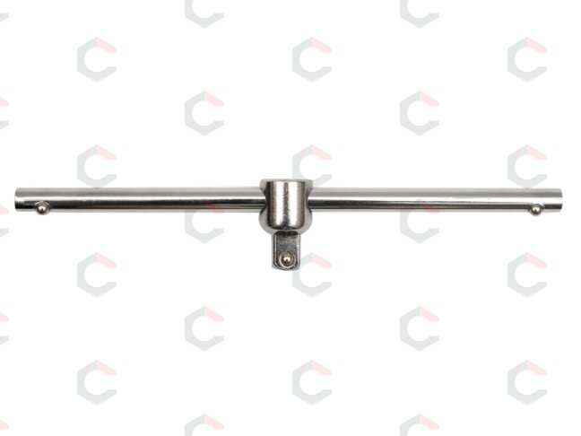 Rankena galvutėms slankiojančiu kvadratu 1/2", 250 mm (53700) Rankena galvutėms slankiojančiu kvadratu 1/2", 250 mm (53700)