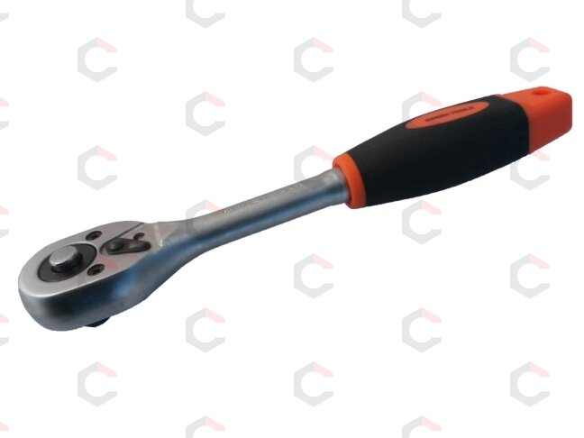 Rankena galvutėms terkšlinė | 24 dantukai | 10 mm (3/8") (EW-4320) Rankena galvutėms terkšlinė | 24 dantukai | 10 mm (3/8") (EW-4320)