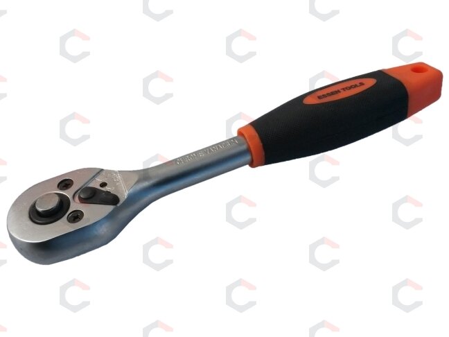 Rankena galvutėms terkšlinė | 45 dantukai | 6.3 mm (1/4") (EW-1445) Rankena galvutėms terkšlinė | 45 dantukai | 6.3 mm (1/4") (EW-1445)