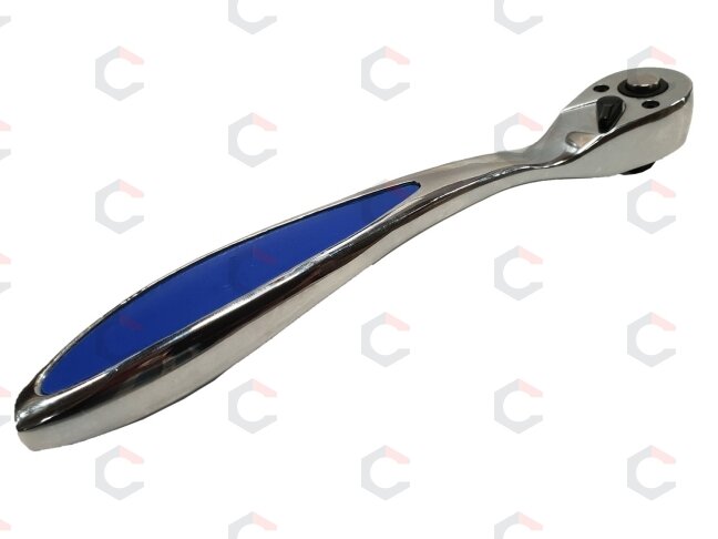 Rankena galvutėms terkšlinė | 72 dantukai | 10 mm (3/8") (RH38H) Rankena galvutėms terkšlinė | 72 dantukai | 10 mm (3/8") (RH38H)