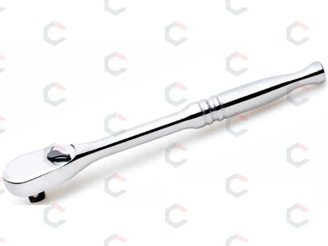 Rankena galvutėms terkšlinė | atspari dulkėms | 90T | 12.5 mm (1/2") (DRH12) Rankena galvutėms terkšlinė | atspari dulkėms | 90T | 12.5 mm (1/2") (DRH12)