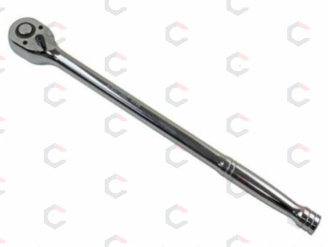 Rankena galvutėms terkšlinė ilga | 380 mm | 12.5 mm (1/2") (KR128038) 2