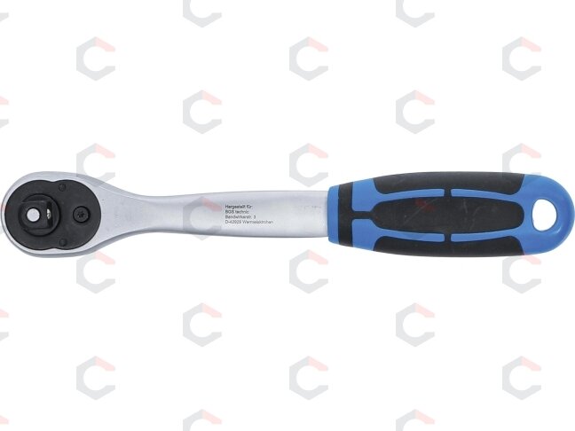 Rankena galvutėms terkšlinė | smulkūs dantukai | 10 mm (3/8") (319) 4 Rankena galvutėms terkšlinė | smulkūs dantukai | 10 mm (3/8") (319) 4