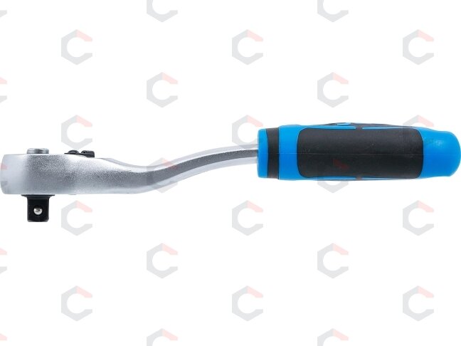 Rankena galvutėms terkšlinė | smulkūs dantukai | 10 mm (3/8") (619) 2 Rankena galvutėms terkšlinė | smulkūs dantukai | 10 mm (3/8") (619) 2