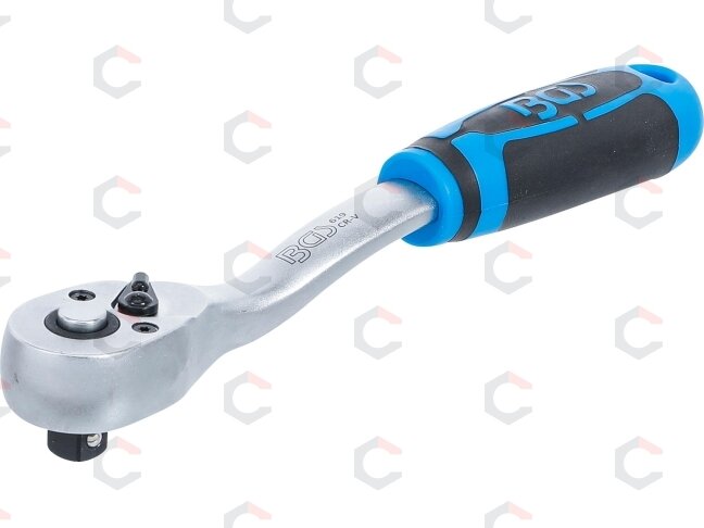 Rankena galvutėms terkšlinė | smulkūs dantukai | 10 mm (3/8") (619) Rankena galvutėms terkšlinė | smulkūs dantukai | 10 mm (3/8") (619)