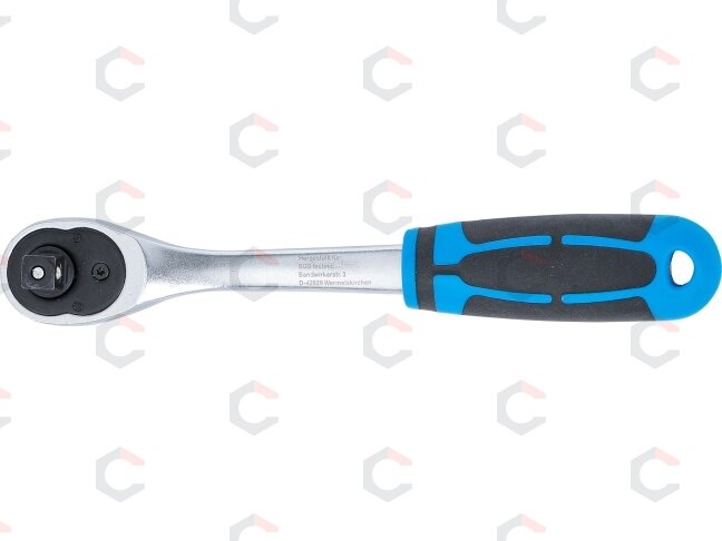 Terkšlinė galvučių rankena | 3/8" (10 mm) | 90 dantų | greito atleidimo (631) 4 Terkšlinė galvučių rankena | 3/8" (10 mm) | 90 dantų | greito atleidimo (631) 4