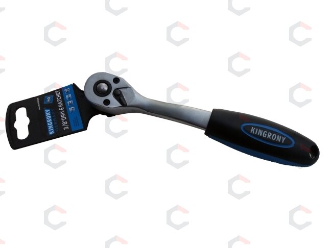 Rankena galvutėms terkšlinė | smulkūs dantukai | 10 mm (3/8") (KR388038C) 3 Rankena galvutėms terkšlinė | smulkūs dantukai | 10 mm (3/8") (KR388038C) 3