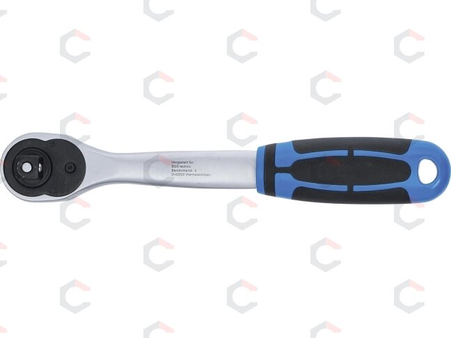 Rankena galvutėms terkšlinė | smulkūs dantukai | 12.5 mm (1/2") (320) 4 Rankena galvutėms terkšlinė | smulkūs dantukai | 12.5 mm (1/2") (320) 4