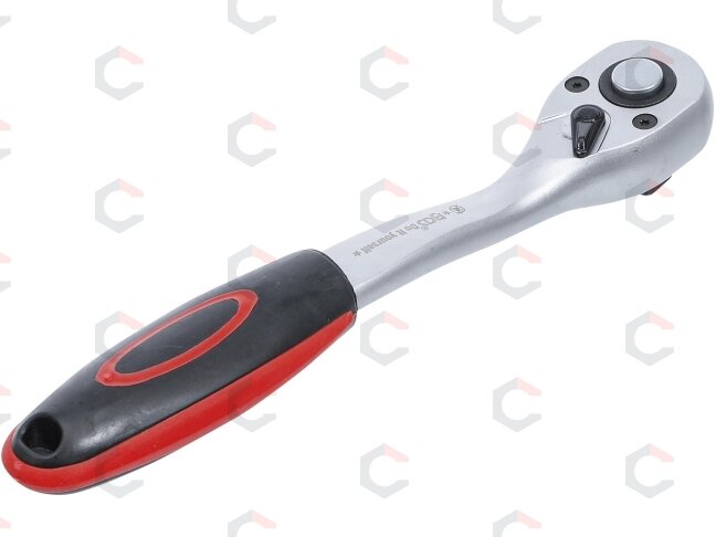 Rankena galvutėms terkšlinė | smulkūs dantukai | 12,5 mm (1/2") (519) 1 Rankena galvutėms terkšlinė | smulkūs dantukai | 12,5 mm (1/2") (519) 1