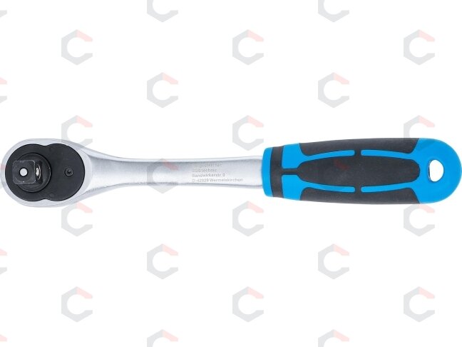 Rankena galvutėms terkšlinė | smulkūs dantukai | 12.5 mm (1/2") (632) 4 Rankena galvutėms terkšlinė | smulkūs dantukai | 12.5 mm (1/2") (632) 4