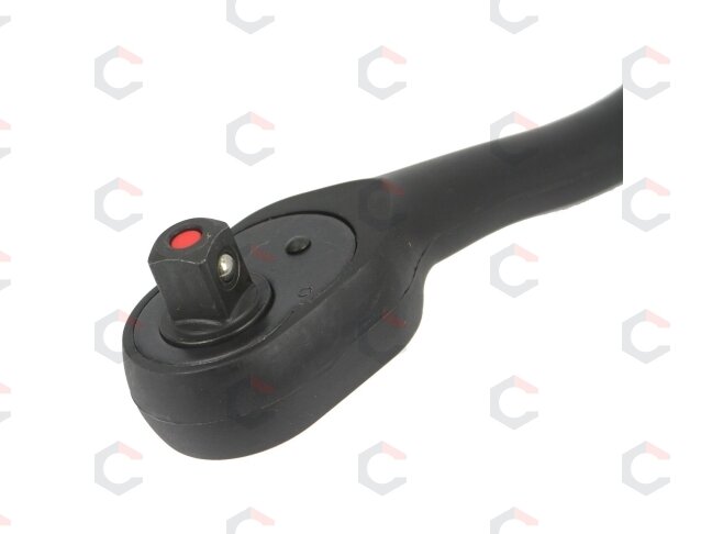 Rankena galvutėms terkšlinė | smulkūs dantukai | 12.5 mm (1/2") (KR120112) 1 Rankena galvutėms terkšlinė | smulkūs dantukai | 12.5 mm (1/2") (KR120112) 1