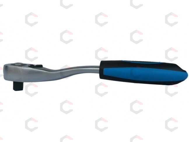 Rankena galvutėms terkšlinė | smulkūs dantukai | 12.5 mm (1/2") (KR128012C) 3 Rankena galvutėms terkšlinė | smulkūs dantukai | 12.5 mm (1/2") (KR128012C) 3