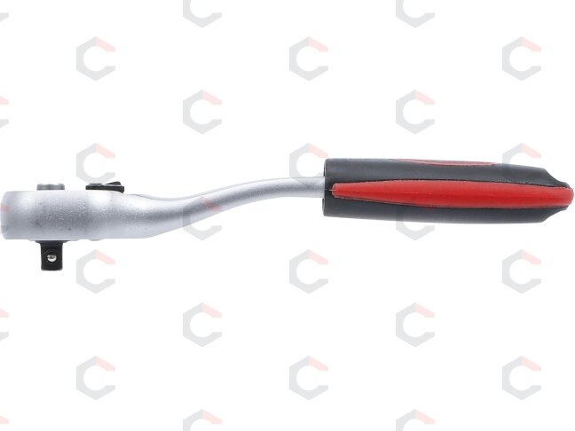 Rankena galvutėms terkšlinė | smulkūs dantukai | 6.3 mm (1/4") (517) 3 Rankena galvutėms terkšlinė | smulkūs dantukai | 6.3 mm (1/4") (517) 3