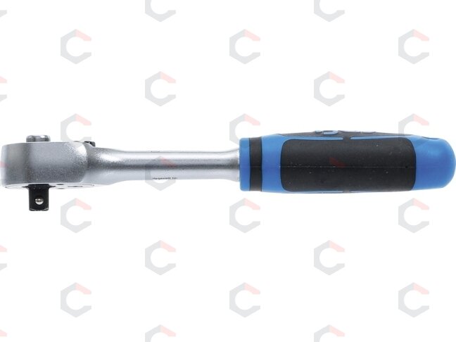 Rankena galvutėms terkšlinė | smulkūs dantukai | 6.3 mm (1/4") (615) 3 Rankena galvutėms terkšlinė | smulkūs dantukai | 6.3 mm (1/4") (615) 3