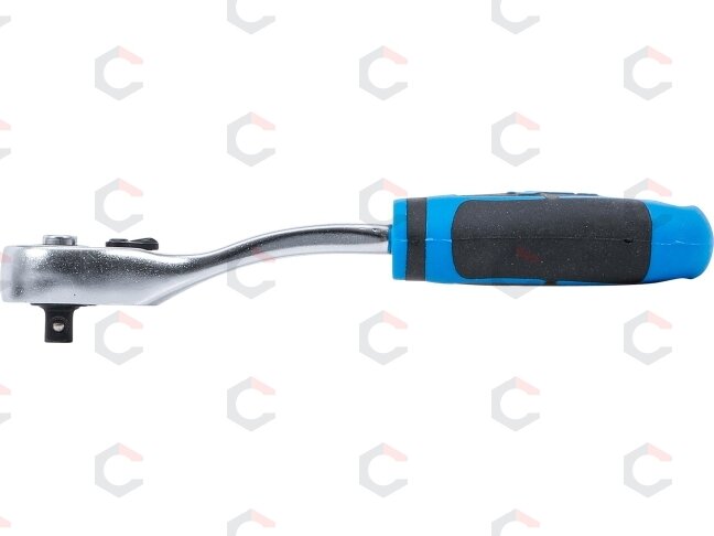Rankena galvutėms terkšlinė | smulkūs dantukai | 6.3 mm (1/4") (630) 4 Rankena galvutėms terkšlinė | smulkūs dantukai | 6.3 mm (1/4") (630) 4