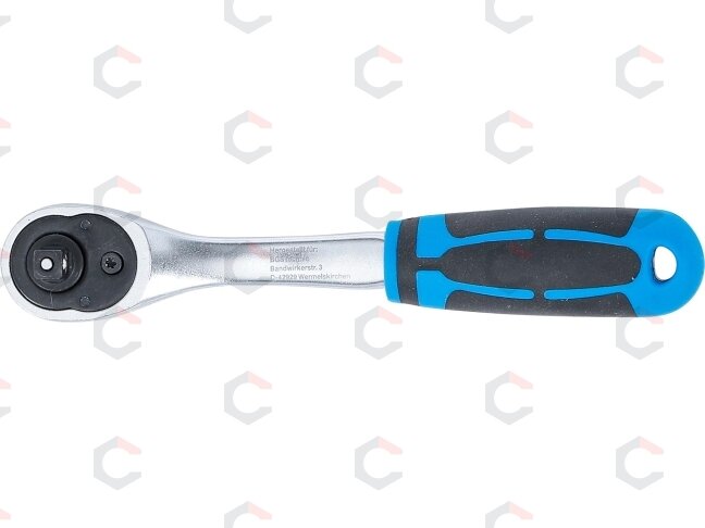 Rankena galvutėms terkšlinė | smulkūs dantukai | 6.3 mm (1/4") (630) 5 Rankena galvutėms terkšlinė | smulkūs dantukai | 6.3 mm (1/4") (630) 5