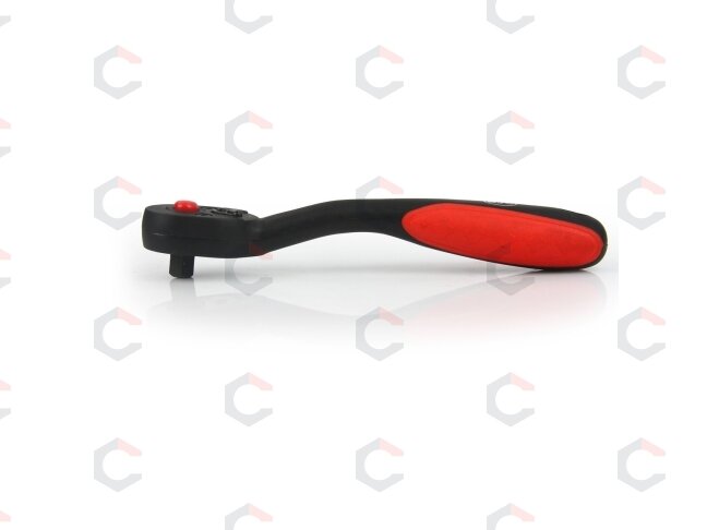 Rankena galvutėms terkšlinė | smulkūs dantukai | 6.3 mm (1/4") (KR140114) 1 Rankena galvutėms terkšlinė | smulkūs dantukai | 6.3 mm (1/4") (KR140114) 1