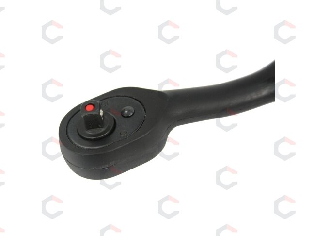 Rankena galvutėms terkšlinė | smulkūs dantukai | 6.3 mm (1/4") (KR140114) 3 Rankena galvutėms terkšlinė | smulkūs dantukai | 6.3 mm (1/4") (KR140114) 3