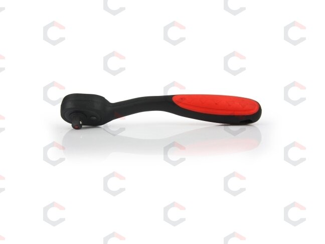 Rankena galvutėms terkšlinė | smulkūs dantukai | 6.3 mm (1/4") (KR140114) Rankena galvutėms terkšlinė | smulkūs dantukai | 6.3 mm (1/4") (KR140114)