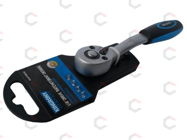 Rankena galvutėms terkšlinė | smulkūs dantukai | 6.3 mm (1/4") (KR148014E) 2 Rankena galvutėms terkšlinė | smulkūs dantukai | 6.3 mm (1/4") (KR148014E) 2