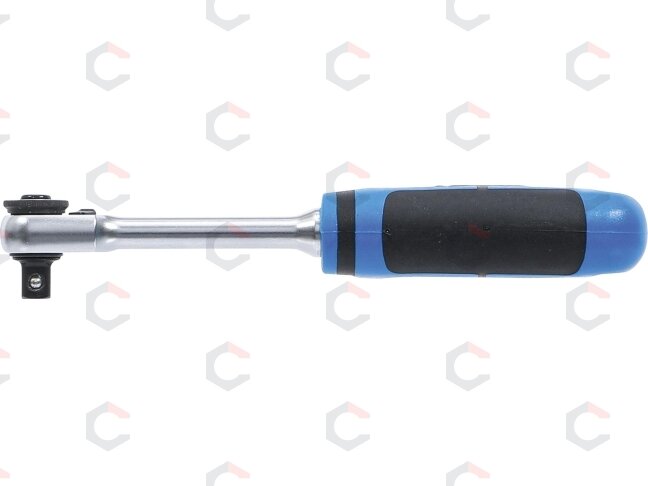 Rankena galvutėms terkšlinė | smulkūs dantukai / siaura galvutė | 6.3 mm (1/4") (610) 3 Rankena galvutėms terkšlinė | smulkūs dantukai / siaura galvutė | 6.3 mm (1/4") (610) 3