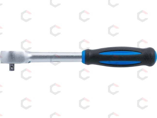Rankena galvutėms terkšlinė | su rotacine rankena | 6.3 mm (1/4") (105) 2 Rankena galvutėms terkšlinė | su rotacine rankena | 6.3 mm (1/4") (105) 2