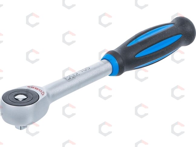 Rankena galvutėms terkšlinė | su rotacine rankena | 6.3 mm (1/4") (105) Rankena galvutėms terkšlinė | su rotacine rankena | 6.3 mm (1/4") (105)