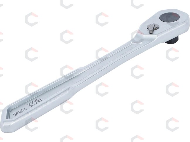 Rankena galvutėms terkšlinė | ypač plona | smulkūs dantukai | 10 mm (3/8") (72086) 3 Rankena galvutėms terkšlinė | ypač plona | smulkūs dantukai | 10 mm (3/8") (72086) 3