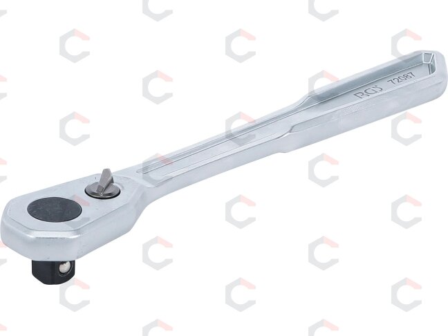 Rankena galvutėms terkšlinė | ypač plona | smulkūs dantukai | 12.5 mm (1/2") (72087)