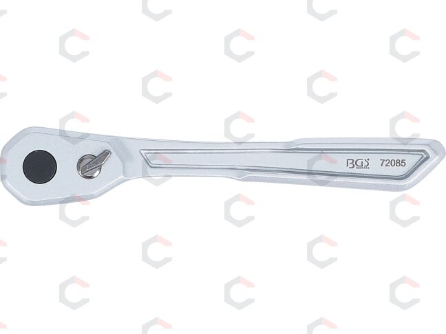 Rankena galvutėms terkšlinė | ypač plona | smulkūs dantukai | 6.3 mm (1/4") (72085) 2 Rankena galvutėms terkšlinė | ypač plona | smulkūs dantukai | 6.3 mm (1/4") (72085) 2