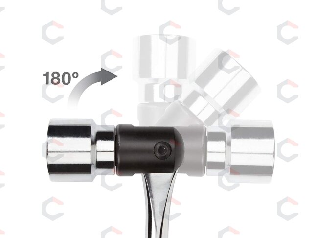 Rankena galvutėms vartomu galu | išorinis kvadratas 20 mm (3/4") | ilgis 1016 mm (BB40-1) 4 Rankena galvutėms vartomu galu | išorinis kvadratas 20 mm (3/4") | ilgis 1016 mm (BB40-1) 4