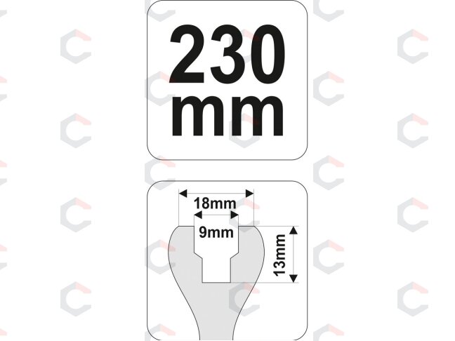 Rankenėlė apdailai ardyti | 230 mm (YT-0841) 2 Rankenėlė apdailai ardyti | 230 mm (YT-0841) 2