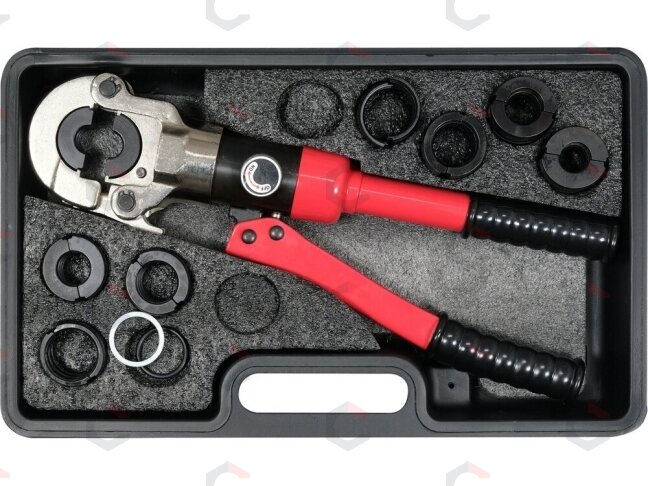 Hidraulinės presavimo replės PEX vamzdžiams | U/TH | 16–32 mm (YT-21758) 2 Hidraulinės presavimo replės PEX vamzdžiams | U/TH | 16–32 mm (YT-21758) 2