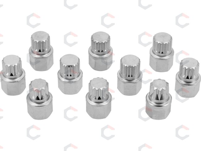 Ratų varžtų slapukų rinkinys – VAG, profesionalus – 10 vnt, 1/2" (YT-060393) 1 Ratų varžtų slapukų rinkinys – VAG, profesionalus – 10 vnt, 1/2" (YT-060393) 1