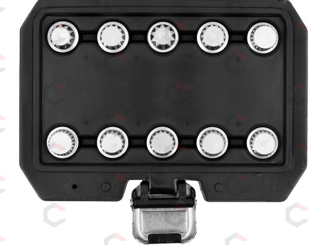 Ratų varžtų slapukų rinkinys – VAG, profesionalus – 10 vnt, 1/2" (YT-060393) 2