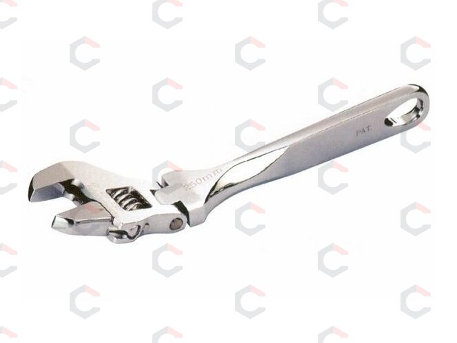 Raktas (10") šarnyrine galvute reguliuojamom žiaunom 250mm (EJ040110) Raktas (10") šarnyrine galvute reguliuojamom žiaunom 250mm (EJ040110)